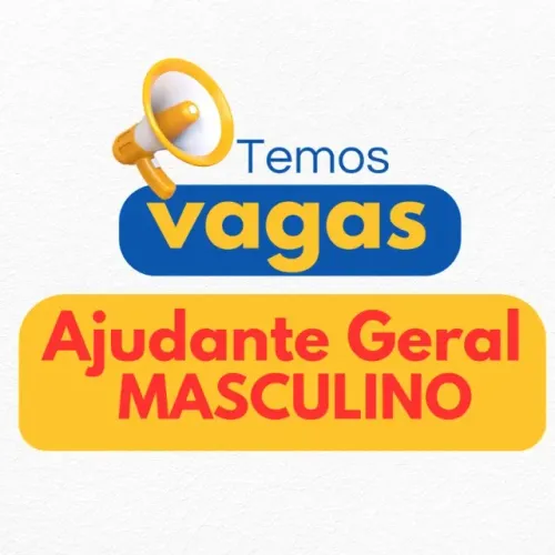 Ajudante Geral (Masculino) - Setor de Produção | Segunda á Sexta | Cesta Básica
