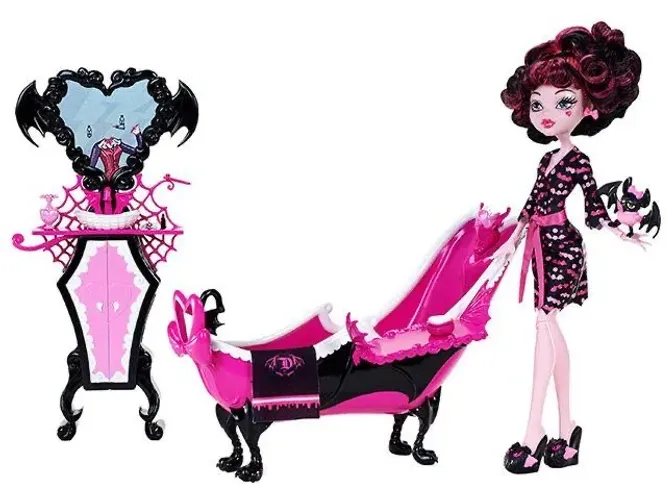 Draculaura Powder Room g1 monster high