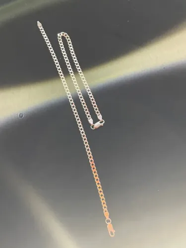 Pulseira de Prata 925 4mm 21cm Modelo Escamada