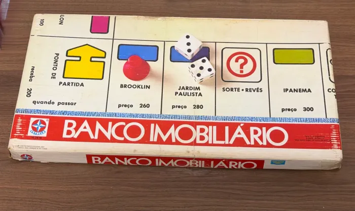 Banco imobiliário - anos 80