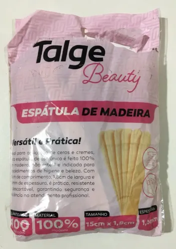 Espátula Larga de Madeira para Depilação Descartável c/ 300 Unidades - NOVAS