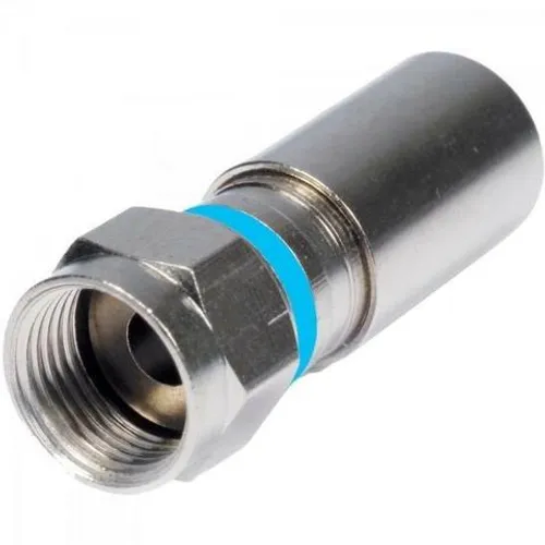 Conector F RG6 compressão
