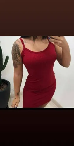 Vestido canelado novo 