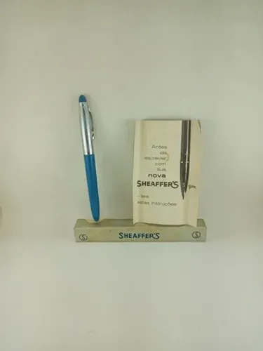 Caneta Tinteiro Sheaffers S - Anos 60 - Ind. Bras. - Nova na caixa original