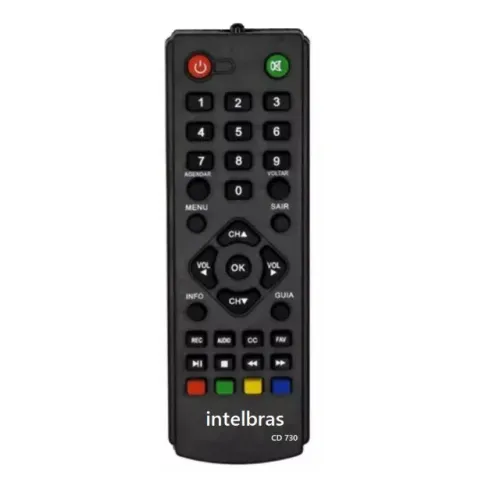 Controle Remoto Conversor Digital Intelbras CD 730