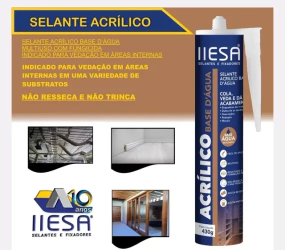 Selante acrílico Base d?água 430g