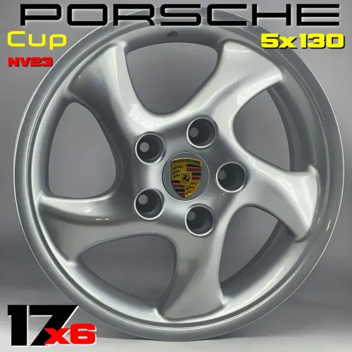 Rodas Porsche Cup 17x6 5x130 Prata