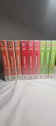 Kit exatas para enem e vestibula, Livros + caderno de questões para o Vestibulares e Enem
