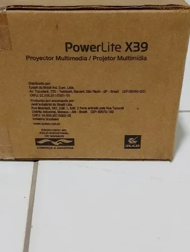 Projetor Epson PowerLite X39 NOVO EMBALADO NEGOCIÁVEL