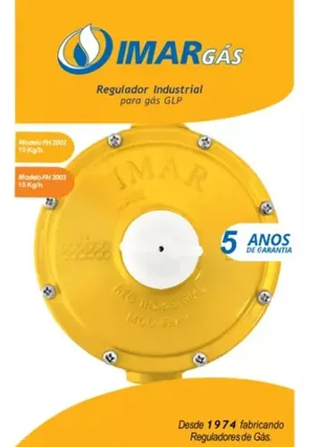 chave registro regulador de baixa pressão 10k  (identificação amarela)