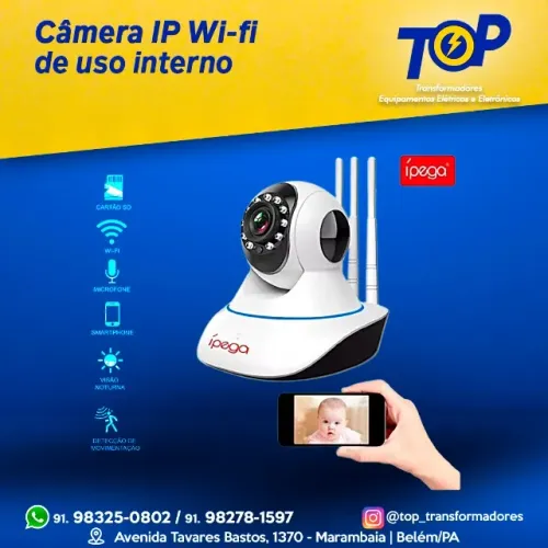 câmera ip wifi interna