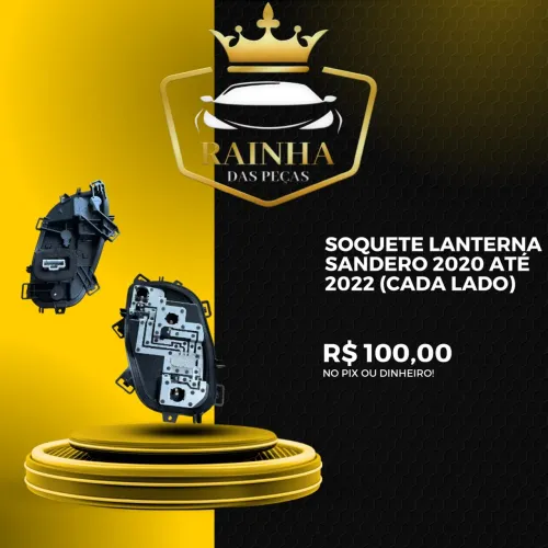 Soquete Lanterna Sandero 2020 até 2022 (cada lado)