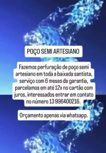 Poço Semi Artesiano 