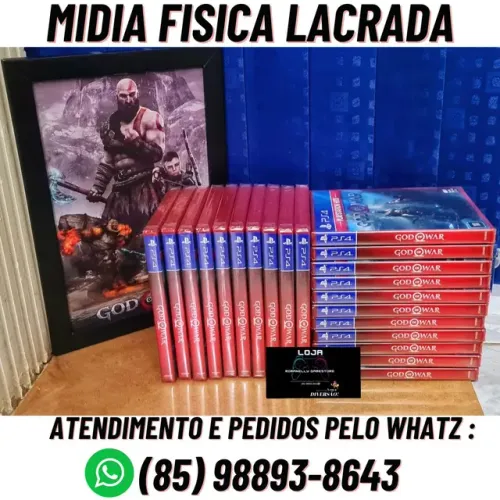 Jogo PS4 God Of War Mídia Física Lacrada - Leia a Descrição do Anuncio