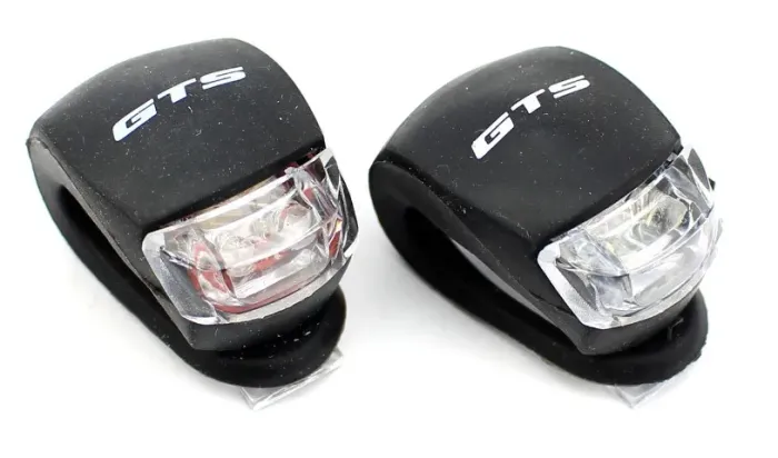 Kit 2x Sinalizadores em Silicone Luz Noturna com 2 Leds Pisca Vermelho Branco 002278