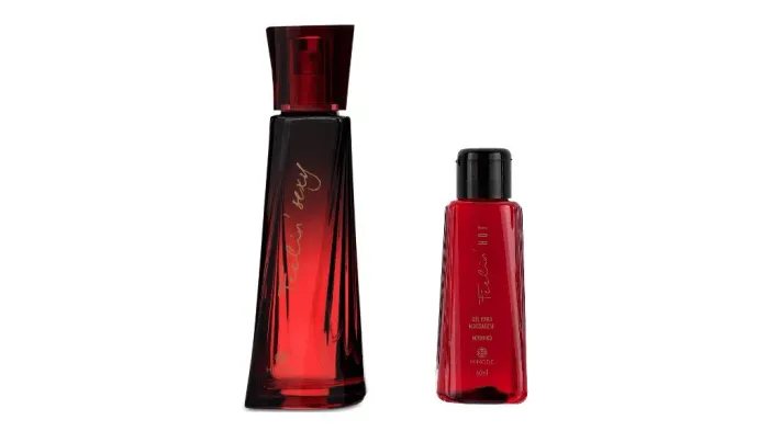 Kit perfume feelin sexy 100ml + hot morango60ml