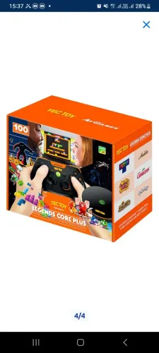 Enviamos para todo Brasil Console tec toy com 100 jogos (novos e na caixa).