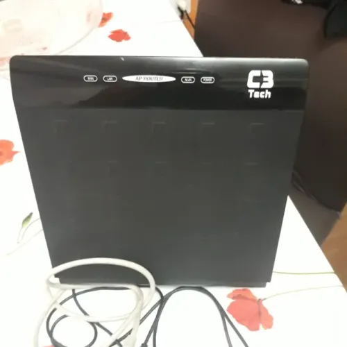 Router sem Fio W-R3000G V1.2, PRETO, C3Tech