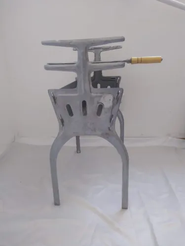 Churrasqueira portátil Alumínio batido
