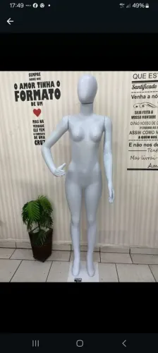 Manequim Feminino reta