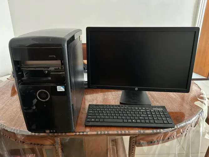 Gabinete + monitor + teclado LEIA A DESCRIÇÃO!!!
