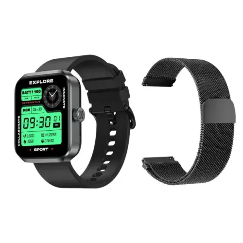 Smartwatch Zeblaze Beyond 3 com GPS, Conecta Strava, Pulseira Metalica de Brinde