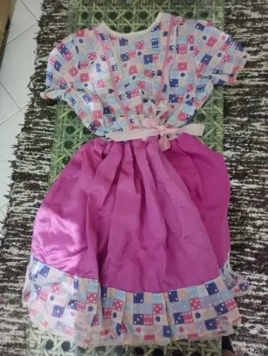 Vestido de caipira adulto 