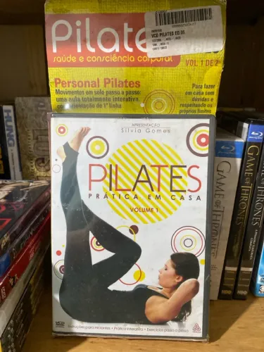 DVD pilates em casa novo lacrado