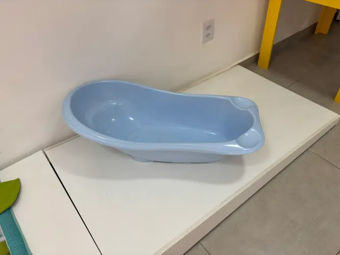 Banheira para Bebe Azul