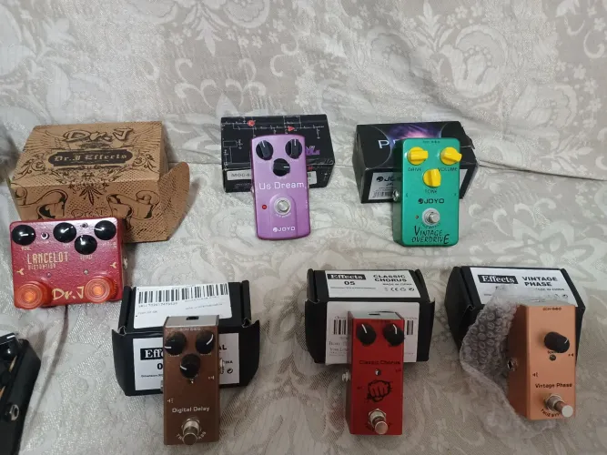 Pedais de Efeito para Guitarra - Diversos Modelos