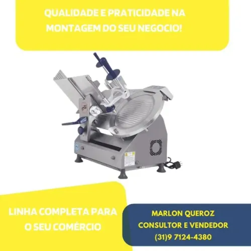 Cortador De Frios Semi Automático Gural MXT 30 Bivolt