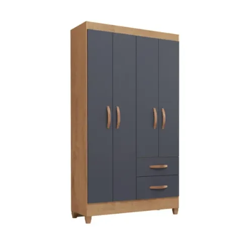 Guarda Roupa 4 Portas Brasil - Entrega e Monta