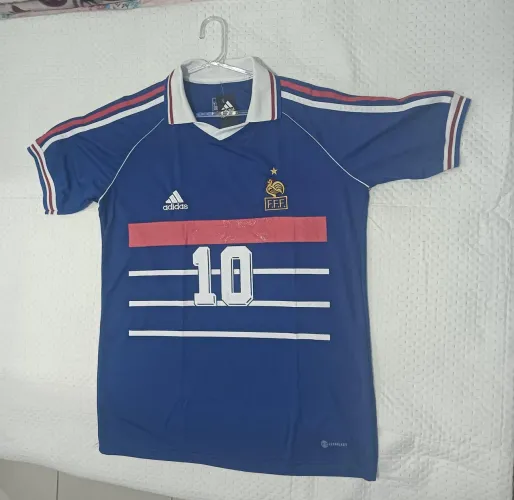Camisa da França Zidane 1998 - Copa do Mundo