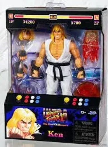 figura de ação ken masters Jada Toys Ultra Street Fighter