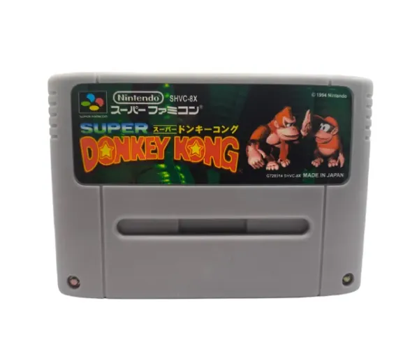 Fita / Cartucho Donkey Kong Country 1 em Português Super Nintendo e Super Famicom