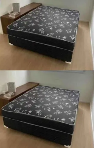 Cama Box Casal com Colchão Ortopédico novo de fábrica FRETE GRÁTIS 