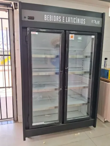 EXPOSITOR AUTO SERVIÇO FRIOS E LATICINIOS 2 PORTAS 