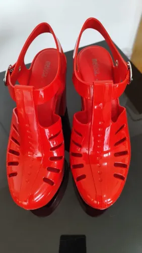 Sandália Melissa Aranha 79 16 Heel Vermelha original