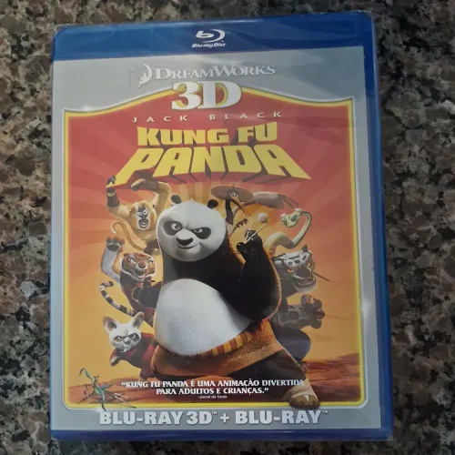 Blu-ray Kung Fu Panda 3D + Blu-ray original LACRADO 