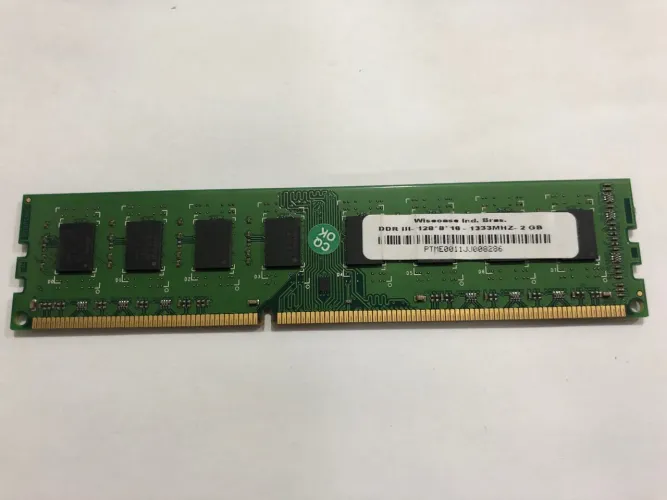 Memória RAM DDR3 2GB 1333MHz - Wisecase seminovo