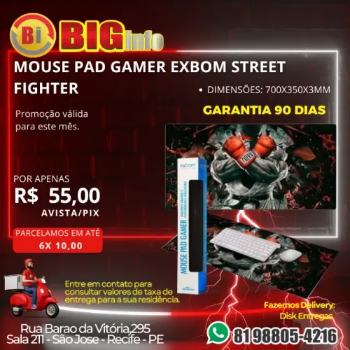 MousePad Grande Mouse Pad Computador Mause Mat Tapete De Borracha Gamer