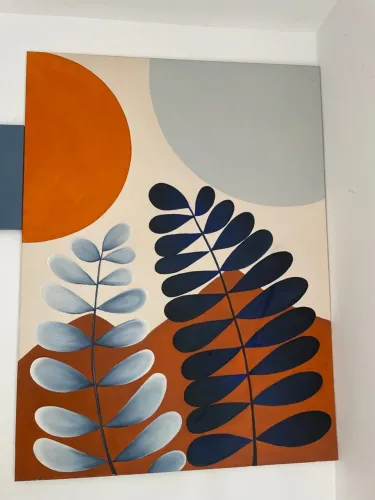 Quadro Abstrato Moderno - Decoração de Interiores