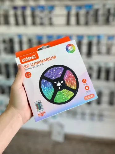 Fita led colorida- completa, com controle