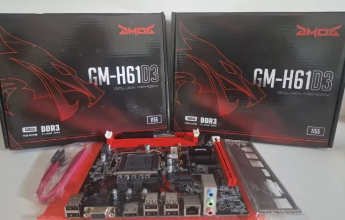 Placa mãe H61M M.2 1155 DDR3 2° e 3° Geração