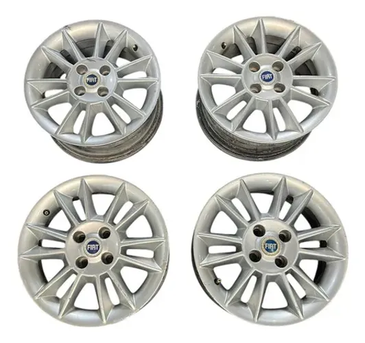 Jogo Roda Aro 15 Fiat Siena 2004 2005 2006 2007 2008 2009