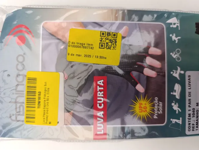 PROMOÇÃO Luva de pesca com proteção solar