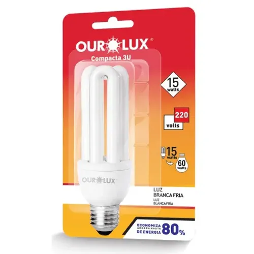 LAMPADA FLUORESCENTE COMPACTA 15W X 220V 6400K