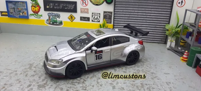 Jada toys 1:24 - Subaru WRX 2016 - anota sem cx