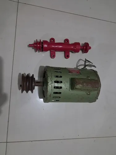 Motor monofasico de 1cv mais eixo jacare de 3/8