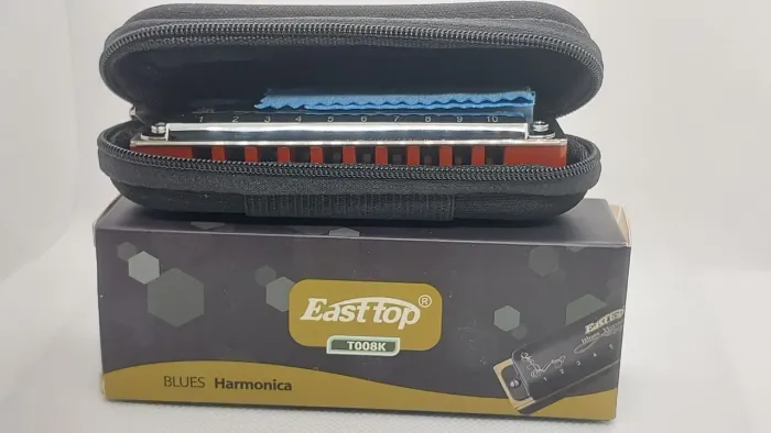 Gaita EastTop T008K silver em Fá. Sem uso.